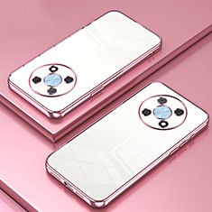 Huawei Nova Y90用極薄ソフトケース シリコンケース 耐衝撃 全面保護 クリア透明 SY1 ファーウェイ ローズゴールド