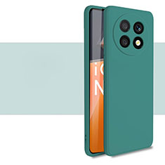 Huawei Nova Y91用360度 フルカバー極薄ソフトケース シリコンケース 耐衝撃 全面保護 バンパー YK2 ファーウェイ グリーン