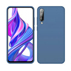 Huawei P Smart Pro (2019)用360度 フルカバー極薄ソフトケース シリコンケース 耐衝撃 全面保護 バンパー S05 ファーウェイ ネイビー