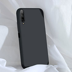 Huawei P Smart Pro (2019)用360度 フルカバー極薄ソフトケース シリコンケース 耐衝撃 全面保護 バンパー S04 ファーウェイ ブラック