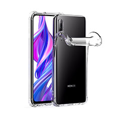 Huawei P Smart Z (2019)用極薄ソフトケース シリコンケース 耐衝撃 全面保護 クリア透明 T02 ファーウェイ クリア