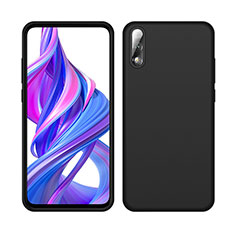 Huawei P Smart Z (2019)用360度 フルカバー極薄ソフトケース シリコンケース 耐衝撃 全面保護 バンパー S04 ファーウェイ ブラック