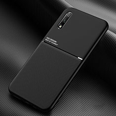 Huawei P Smart Z (2019)用360度 フルカバー極薄ソフトケース シリコンケース 耐衝撃 全面保護 バンパー S01 ファーウェイ ブラック