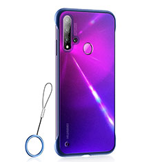 Huawei P20 Lite (2019)用極薄ケース クリア透明 プラスチック 質感もマットU01 ファーウェイ ネイビー