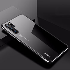 Huawei P30 Pro New Edition用極薄ソフトケース シリコンケース 耐衝撃 全面保護 クリア透明 H03 ファーウェイ ブラック