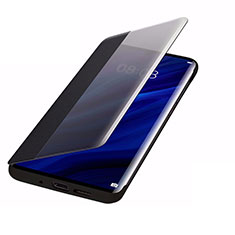 Huawei P30 Pro New Edition用手帳型 レザーケース スタンド カバー T04 ファーウェイ ブラック