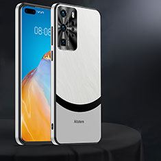 Huawei P40用ハードケース プラスチック 質感もマット カバー AT3 ファーウェイ ホワイト