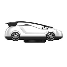 Oppo Find X3 Pro用スマートフォン車載ホルダー 車載スタンド 真空吸盤で車のダッシュボードに直接取り付け ユニバーサル H03 ホワイト