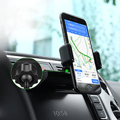 Oppo Find X3 Pro用スマホ車載ホルダー 車載スタンド CDスロット取付型 ユニバーサル Z01 ブラック