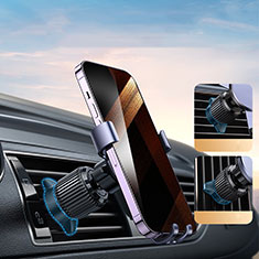 Vivo Y35m 5G用スマートフォン車載ホルダー 車載スタンド クリップで車のダッシュボードに直接取り付け ユニバーサル BS8 ブラック
