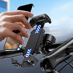 Realme 11 5G用オートバイ ホルダー 自転車 スタンド フォンスタンドスタンド360度 ブラック