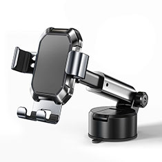 Asus ROG Phone 5s用スマートフォン車載ホルダー 車載スタンド 真空吸盤で車のダッシュボードに直接取り付け ユニバーサル BS7 ブラック