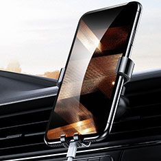 Samsung Galaxy A9 2018 A920用スマートフォン車載ホルダー 車載スタンド クリップで車のダッシュボードに直接取り付け ユニバーサル BY2 ブラック
