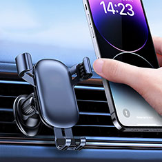 Asus ROG Phone 5s用スマートフォン車載ホルダー 車載スタンド クリップで車のダッシュボードに直接取り付け ユニバーサル BY3 ブラック