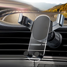 Vivo X Flip 5G用スマートフォン車載ホルダー 車載スタンド クリップで車のダッシュボードに直接取り付け ユニバーサル BY4 ブラック