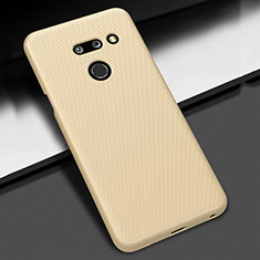 LG G8 ThinQ用ハードケース プラスチック 質感もマット カバー M01 LG ゴールド