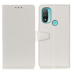 Motorola Moto E40用手帳型 レザーケース スタンド カバー A06D モトローラ ホワイト