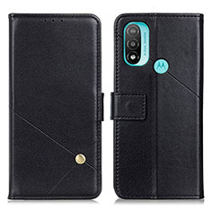 Motorola Moto E40用手帳型 レザーケース スタンド カバー D04Y モトローラ ブラック