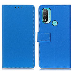 Motorola Moto E40用手帳型 レザーケース スタンド カバー M08L モトローラ ネイビー