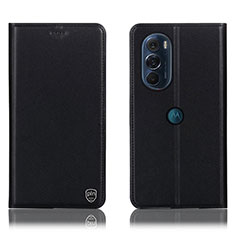 Motorola Moto Edge X30 5G用手帳型 レザーケース スタンド カバー H21P モトローラ ブラック