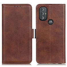 Motorola Moto G Play (2023)用手帳型 レザーケース スタンド カバー M15L モトローラ ブラウン