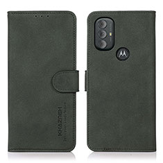 Motorola Moto G Play Gen 2用手帳型 レザーケース スタンド カバー D08Y モトローラ グリーン