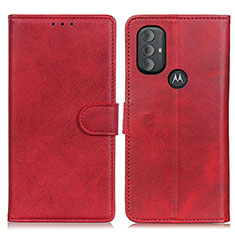 Motorola Moto G Power (2022)用手帳型 レザーケース スタンド カバー A05D モトローラ レッド