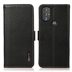 Motorola Moto G Power (2022)用手帳型 レザーケース スタンド カバー B03H モトローラ ブラック