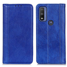 Motorola Moto G Pure用手帳型 レザーケース スタンド カバー D03Y モトローラ ネイビー