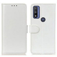 Motorola Moto G Pure用手帳型 レザーケース スタンド カバー M07L モトローラ ホワイト