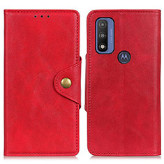 Motorola Moto G Pure用手帳型 レザーケース スタンド カバー N03P モトローラ レッド