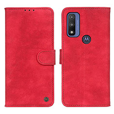 Motorola Moto G Pure用手帳型 レザーケース スタンド カバー N06P モトローラ レッド