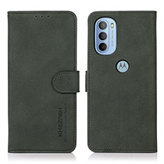 Motorola Moto G31用手帳型 レザーケース スタンド カバー D08Y モトローラ グリーン