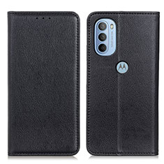 Motorola Moto G31用手帳型 レザーケース スタンド カバー N01P モトローラ ブラック