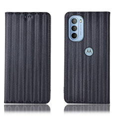 Motorola Moto G31用手帳型 レザーケース スタンド カバー H18P モトローラ ブラック