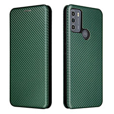 Motorola Moto G50用手帳型 レザーケース スタンド カバー L02Z モトローラ グリーン