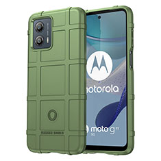 Motorola Moto G53j 5G用360度 フルカバー極薄ソフトケース シリコンケース 耐衝撃 全面保護 バンパー J01S モトローラ グリーン