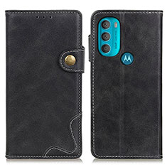 Motorola Moto G71 5G用手帳型 レザーケース スタンド カバー DY01 モトローラ ブラック