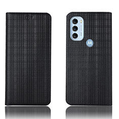 Motorola Moto G71 5G用手帳型 レザーケース スタンド カバー H20P モトローラ ブラック