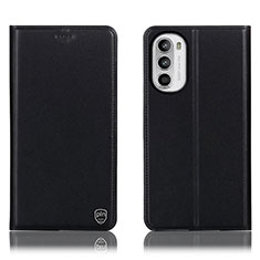 Motorola Moto G71s 5G用手帳型 レザーケース スタンド カバー H21P モトローラ ブラック