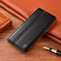 OnePlus 12R 5G用手帳型 レザーケース スタンド カバー H06P OnePlus ブラック