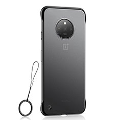 OnePlus 7T用ハードカバー クリスタル クリア透明 S01 OnePlus ブラック