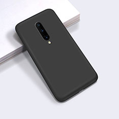 OnePlus 8用360度 フルカバー極薄ソフトケース シリコンケース 耐衝撃 全面保護 バンパー C03 OnePlus ブラック