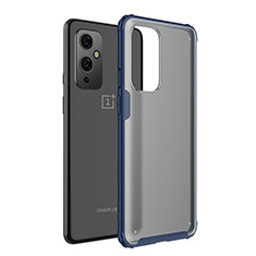 OnePlus 9 5G用ハイブリットバンパーケース クリア透明 プラスチック カバー WL1 OnePlus ネイビー