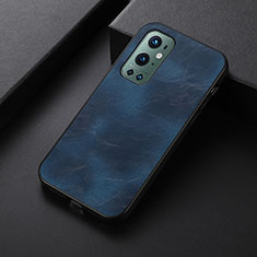 OnePlus 9 Pro 5G用ケース 高級感 手触り良いレザー柄 B06H OnePlus ネイビー