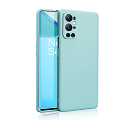 OnePlus 9 Pro 5G用360度 フルカバー極薄ソフトケース シリコンケース 耐衝撃 全面保護 バンパー YK2 OnePlus ライトブルー