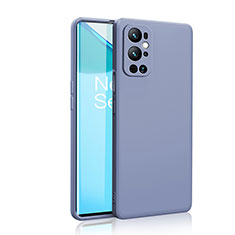 OnePlus 9 Pro 5G用360度 フルカバー極薄ソフトケース シリコンケース 耐衝撃 全面保護 バンパー YK2 OnePlus ラベンダーグレー