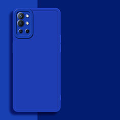 OnePlus 9R 5G用360度 フルカバー極薄ソフトケース シリコンケース 耐衝撃 全面保護 バンパー OnePlus ネイビー