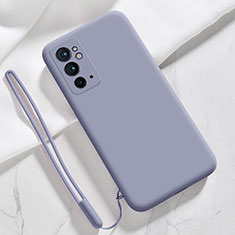 OnePlus 9RT 5G用360度 フルカバー極薄ソフトケース シリコンケース 耐衝撃 全面保護 バンパー YK3 OnePlus ラベンダーグレー