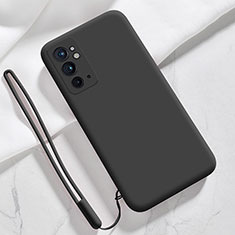 OnePlus 9RT 5G用360度 フルカバー極薄ソフトケース シリコンケース 耐衝撃 全面保護 バンパー YK3 OnePlus ブラック